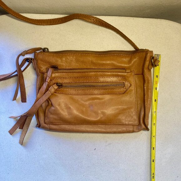Day & Mood Leather Purse Crossbody Shoulder Tan Boho Versatile - Picture 7 of 10